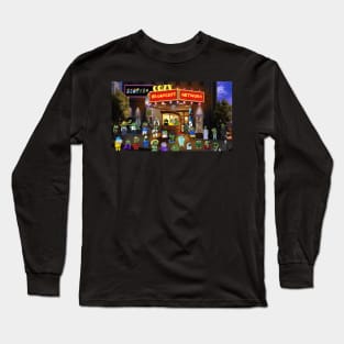 A cozy night at the movies... Long Sleeve T-Shirt